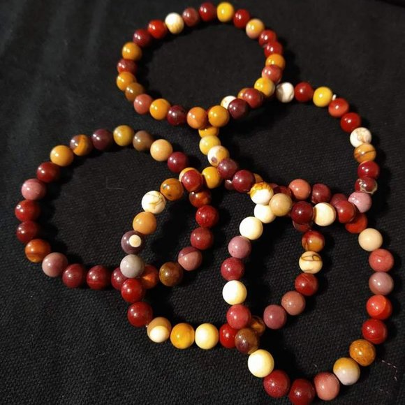 Jewelry - Unisex Mookaite Bead Bracelets
